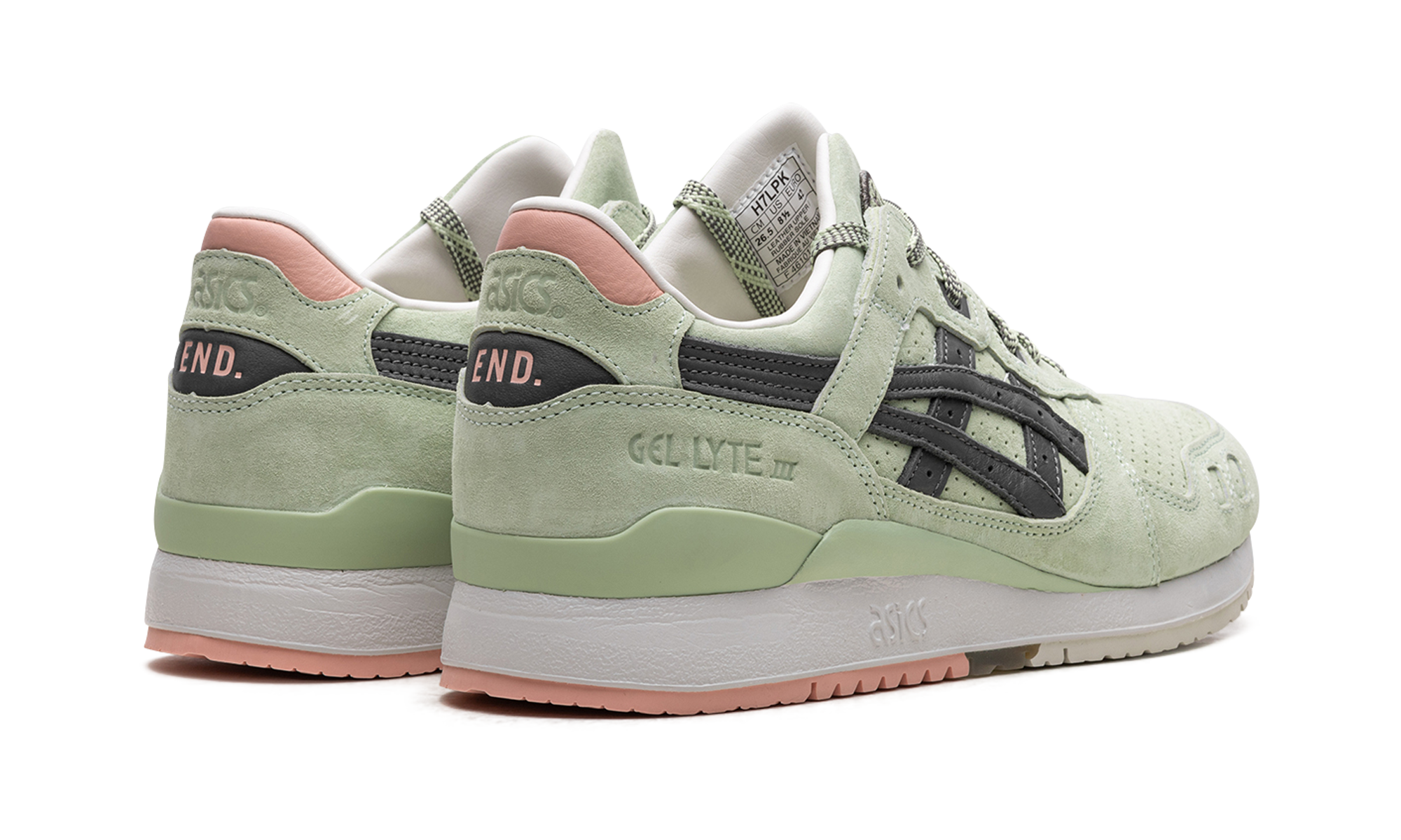 Gel Lyte Iii "Asics x end" Wasabi  Special Box  H7LPK 8512 A