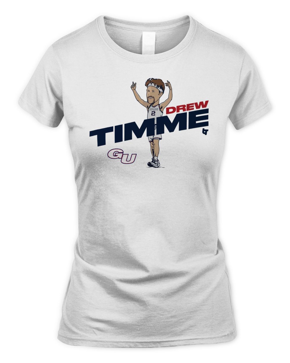 Gonzaga Basketball Drew Timme Caricature Shirt