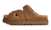 Greenport Cross Strap Slide Women "Chestnut"