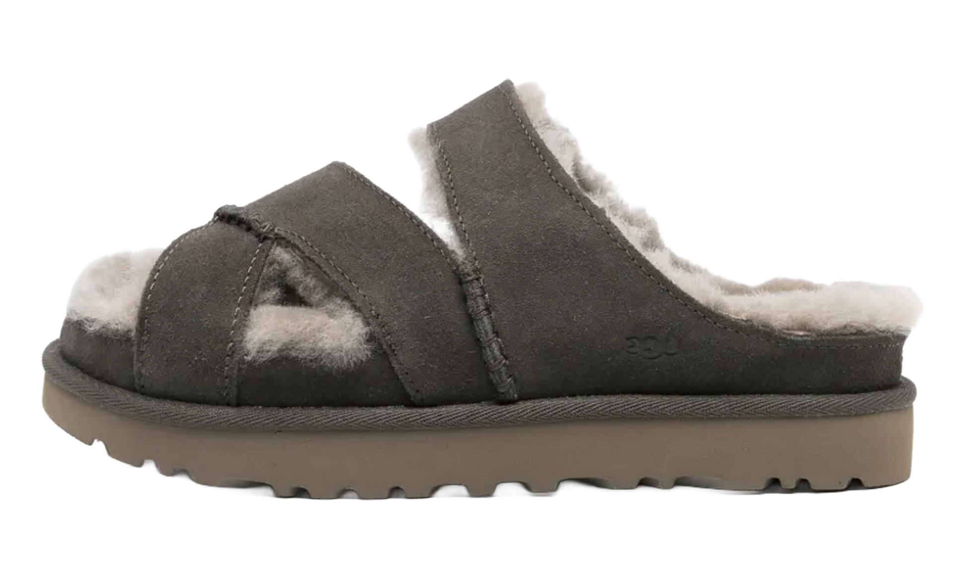 Greenport Cross Strap Slide Women "Dense Smoke"