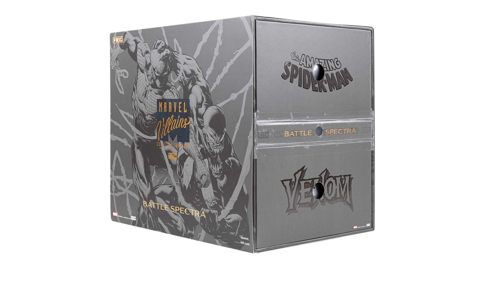 Gt-2160 "Kith marvel villains spider-man/venom pack sealed box (comic included)" 1203A660 DBSPVN