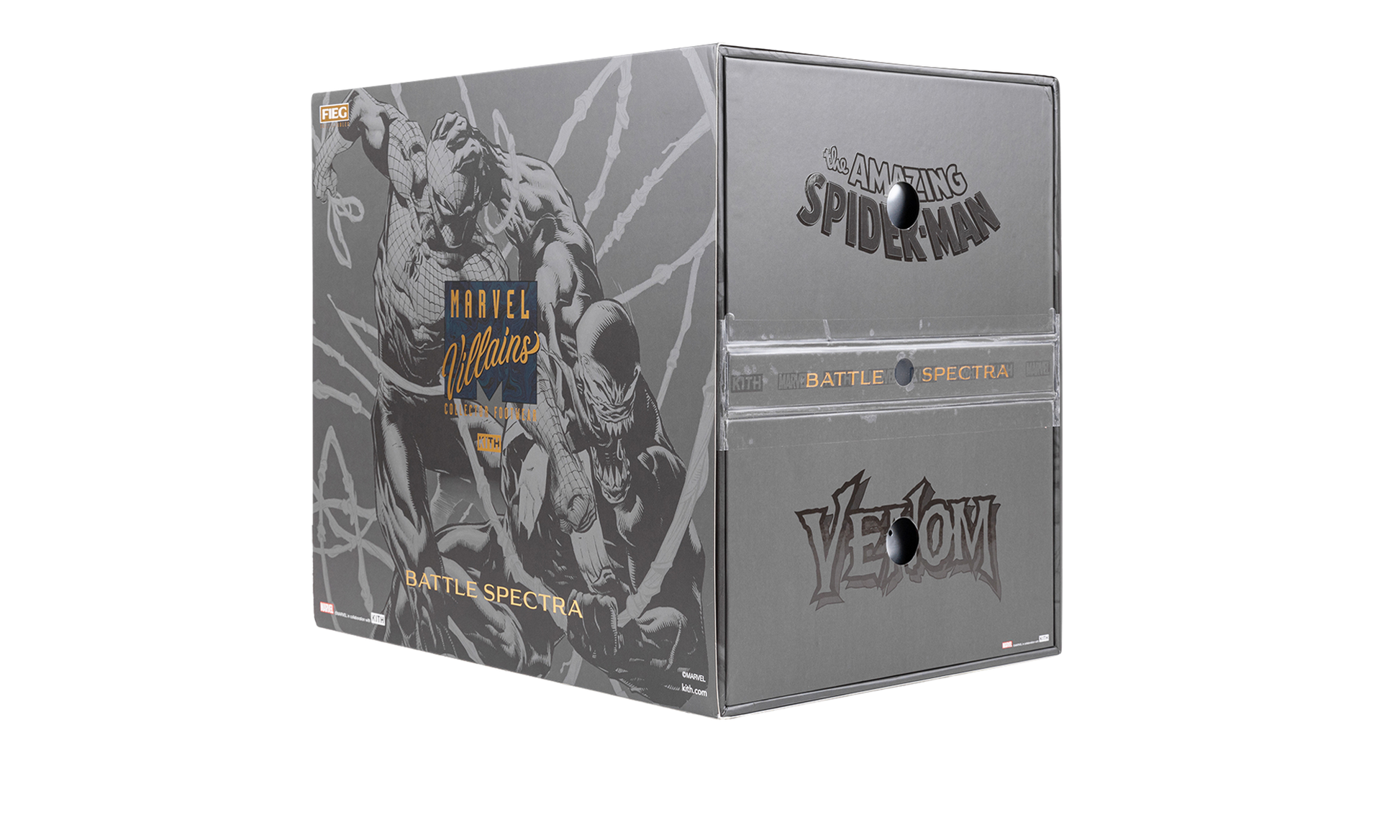 Gt-2160 "Kith marvel villains spider-man/venom pack sealed box (comic included)" 1203A660 DBSPVN