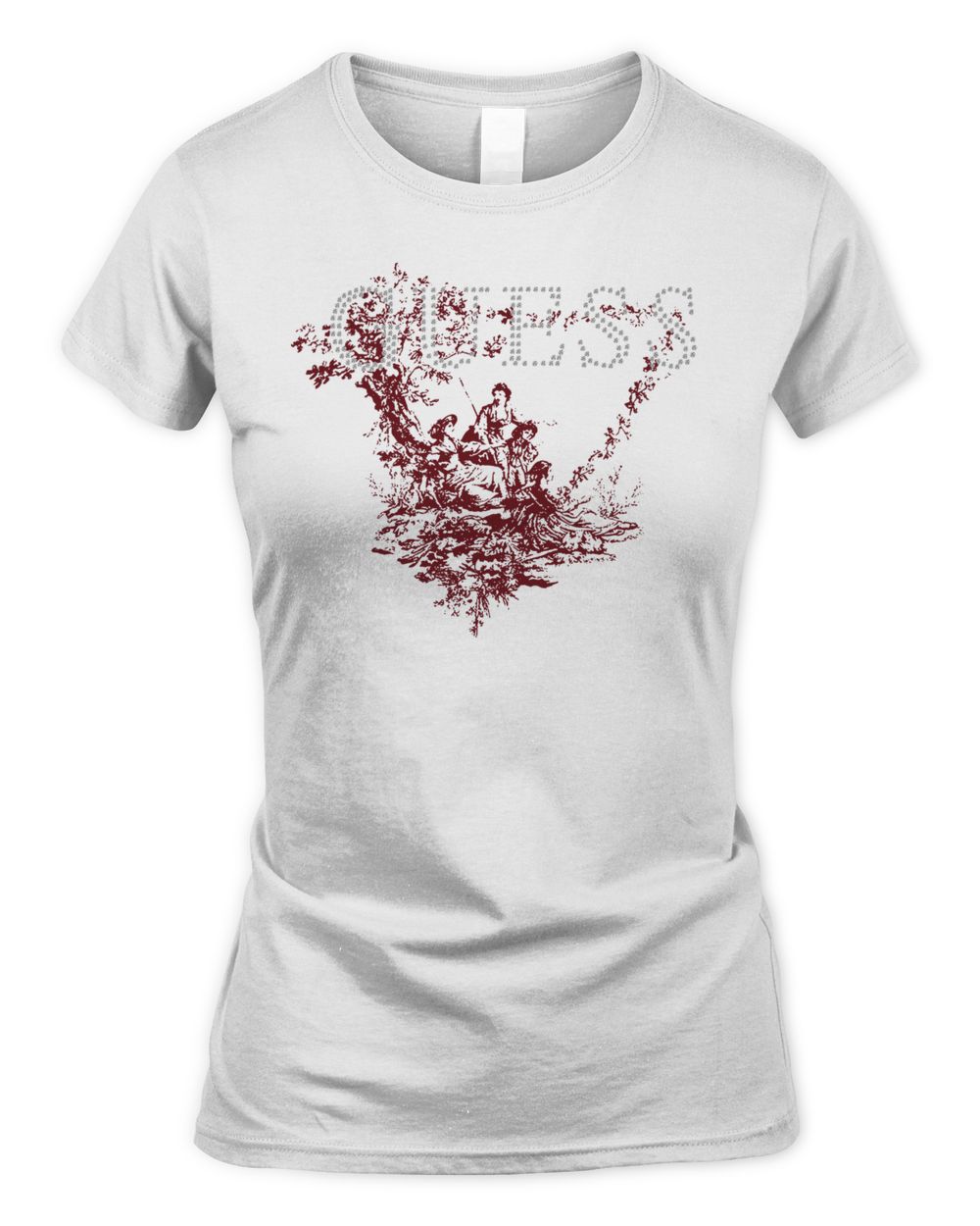 Guess Clothing Logo Tree Shirt