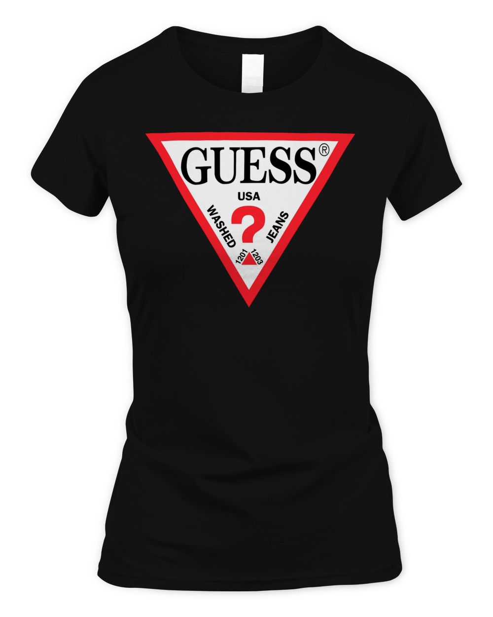 Guess Clothing Triangle Logo Shirt