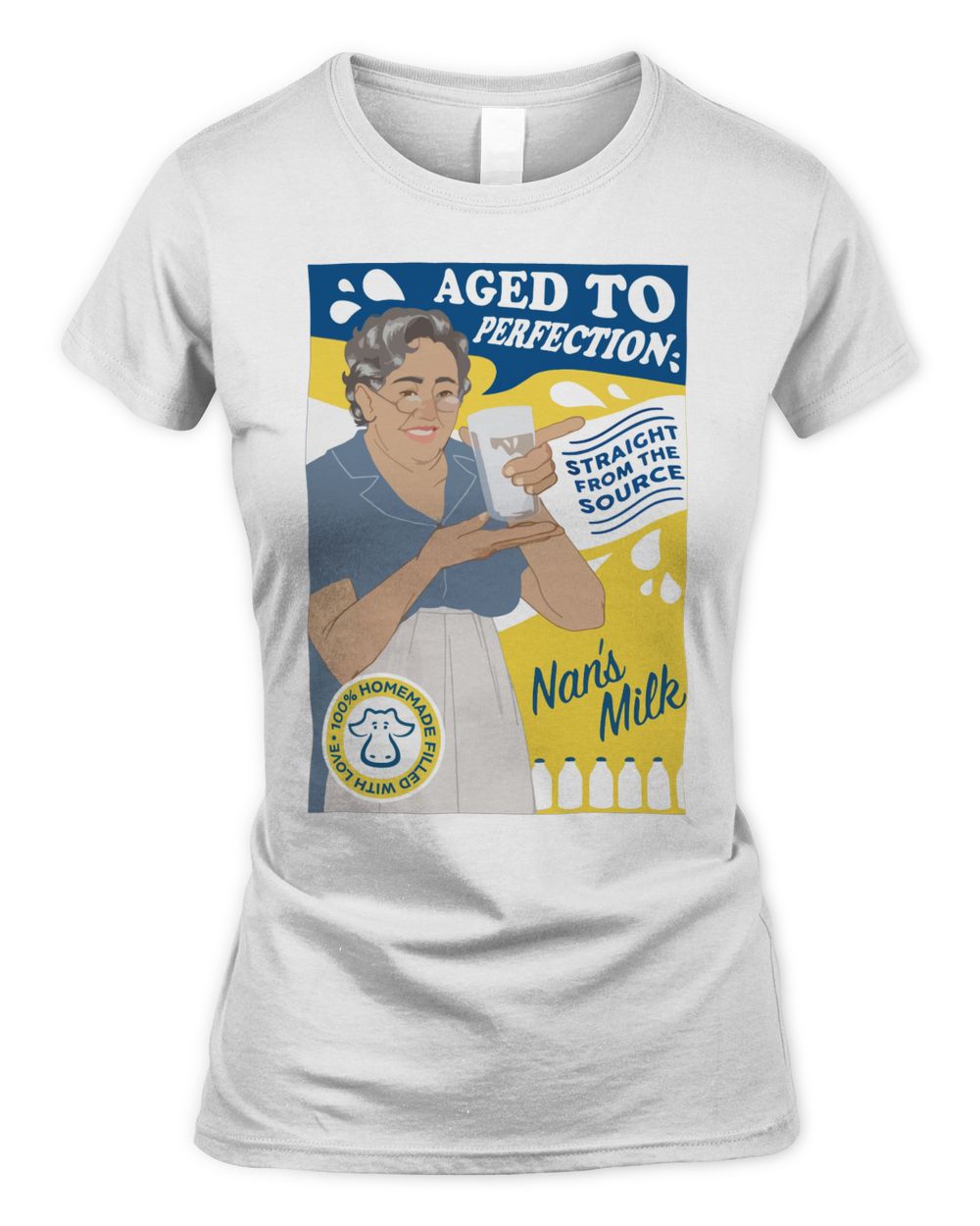 Hat Films Merch Nan's Milk Shirt