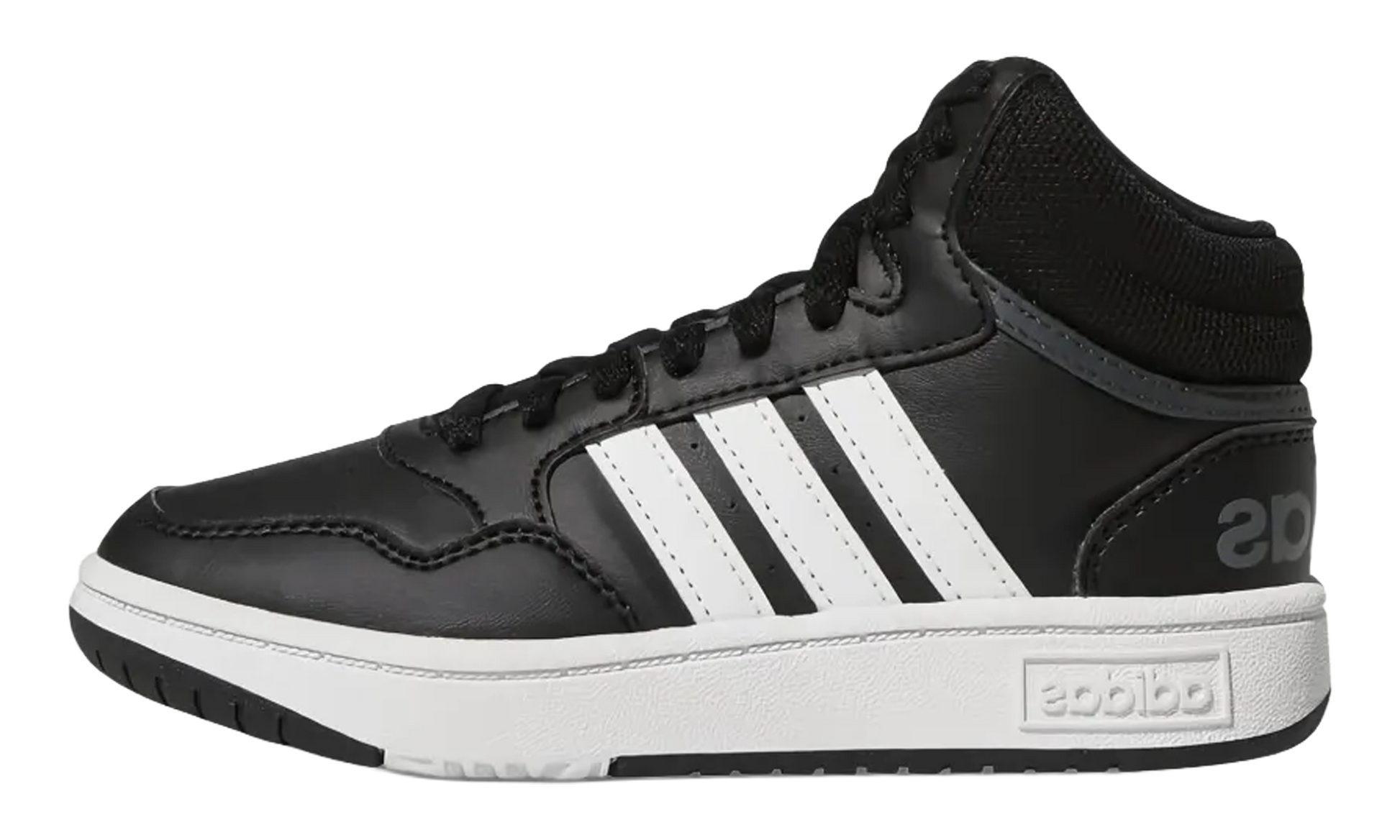 Hoops Mid GS "Core black cloud white grey" GW0402