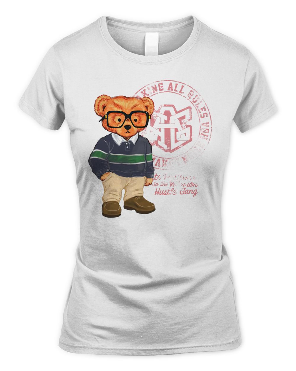 Hustle Gang Clothing Scholar Bear Shirt