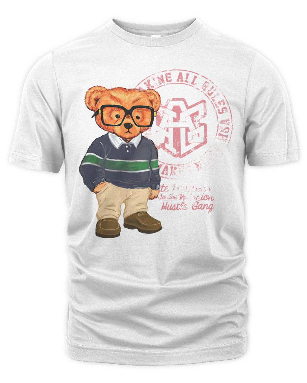 Hustle Gang Clothing Scholar Bear Shirt