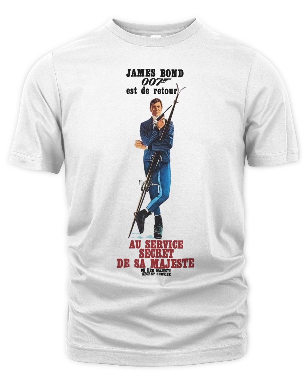 James Bond Merchandise on Her Majesty's Secret Service Shirt