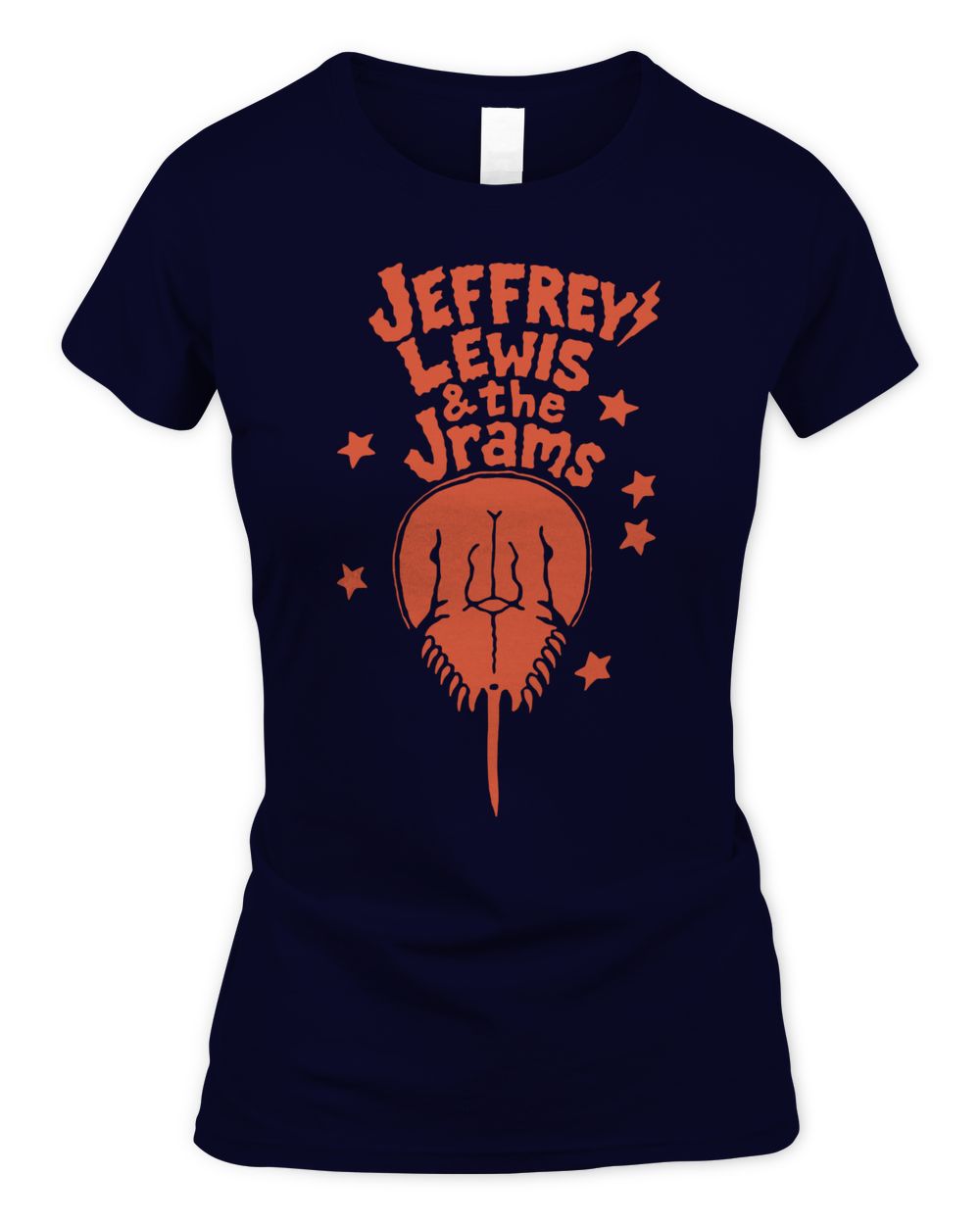 Jeff Lewis Merchandise Jeffrey Lewis & the Jrams Horseshoe Crab Logo Shirt
