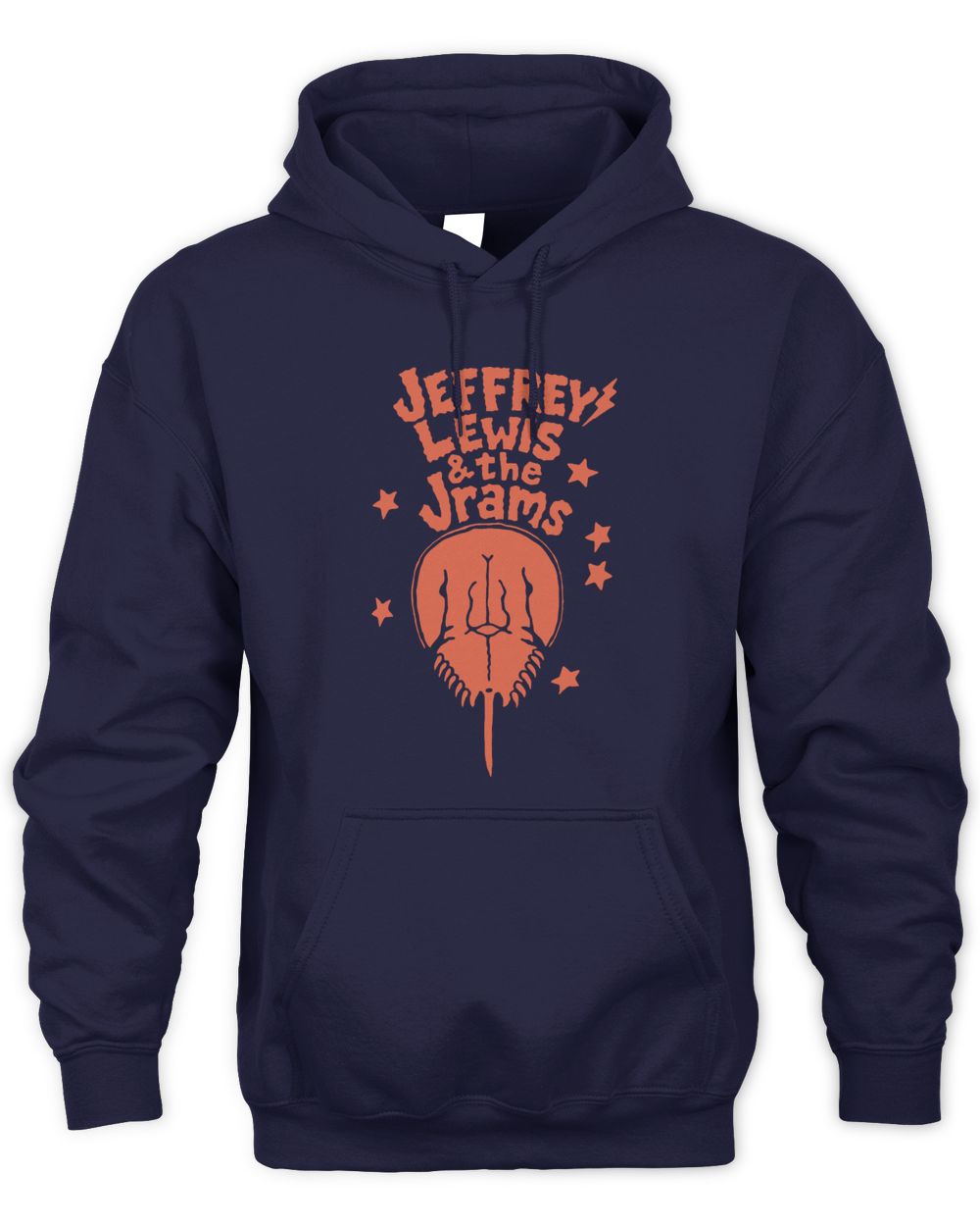 Jeff Lewis Merchandise Jeffrey Lewis & the Jrams Horseshoe Crab Logo Shirt