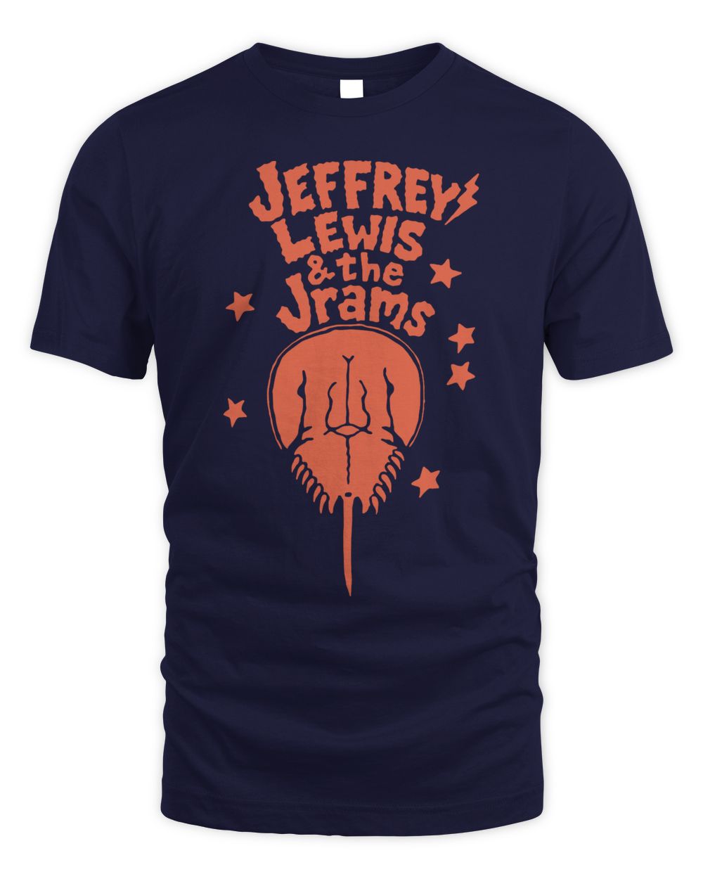 Jeff Lewis Merchandise Jeffrey Lewis & the Jrams Horseshoe Crab Logo Shirt