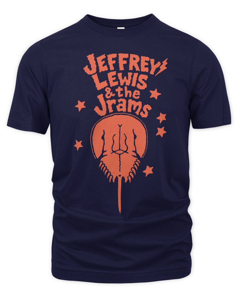Jeff Lewis Merchandise Jeffrey Lewis & the Jrams Horseshoe Crab Logo Shirt