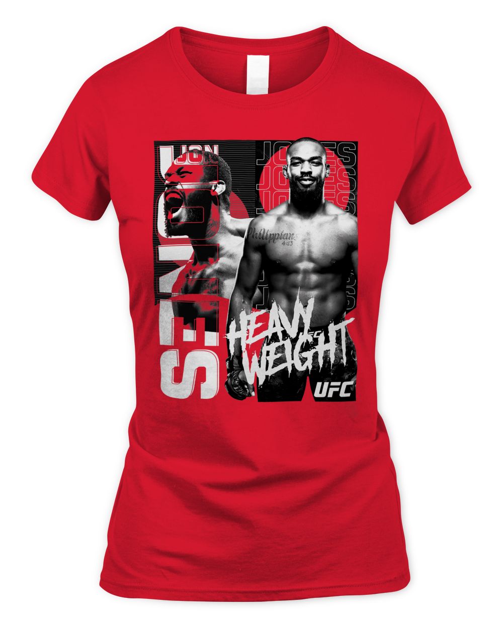 Jon Jones Merch Split Graphic Shirt