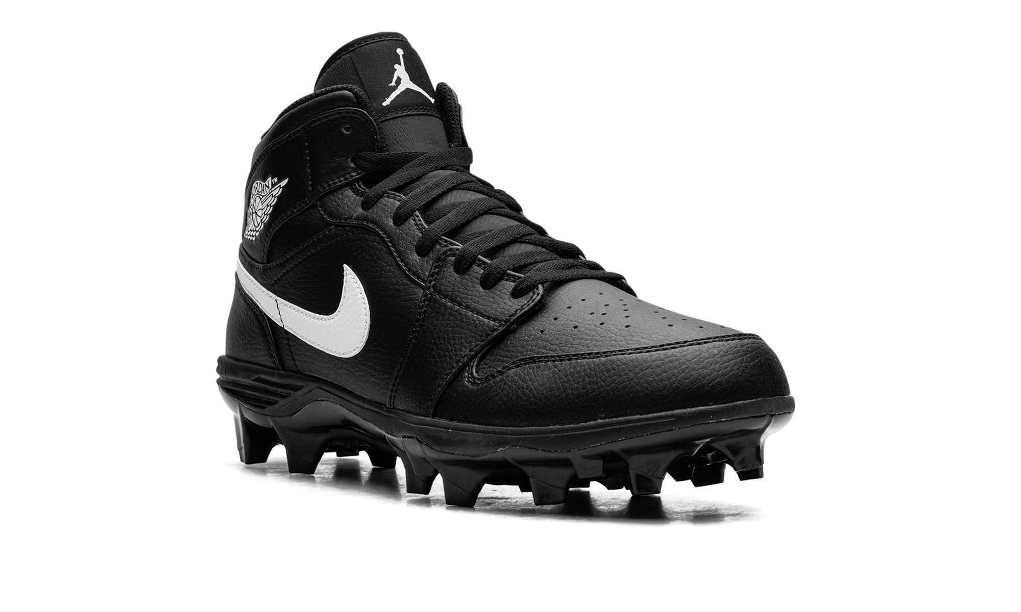 Jordan 1 Mid Cleat "Black / white" FJ6805 001