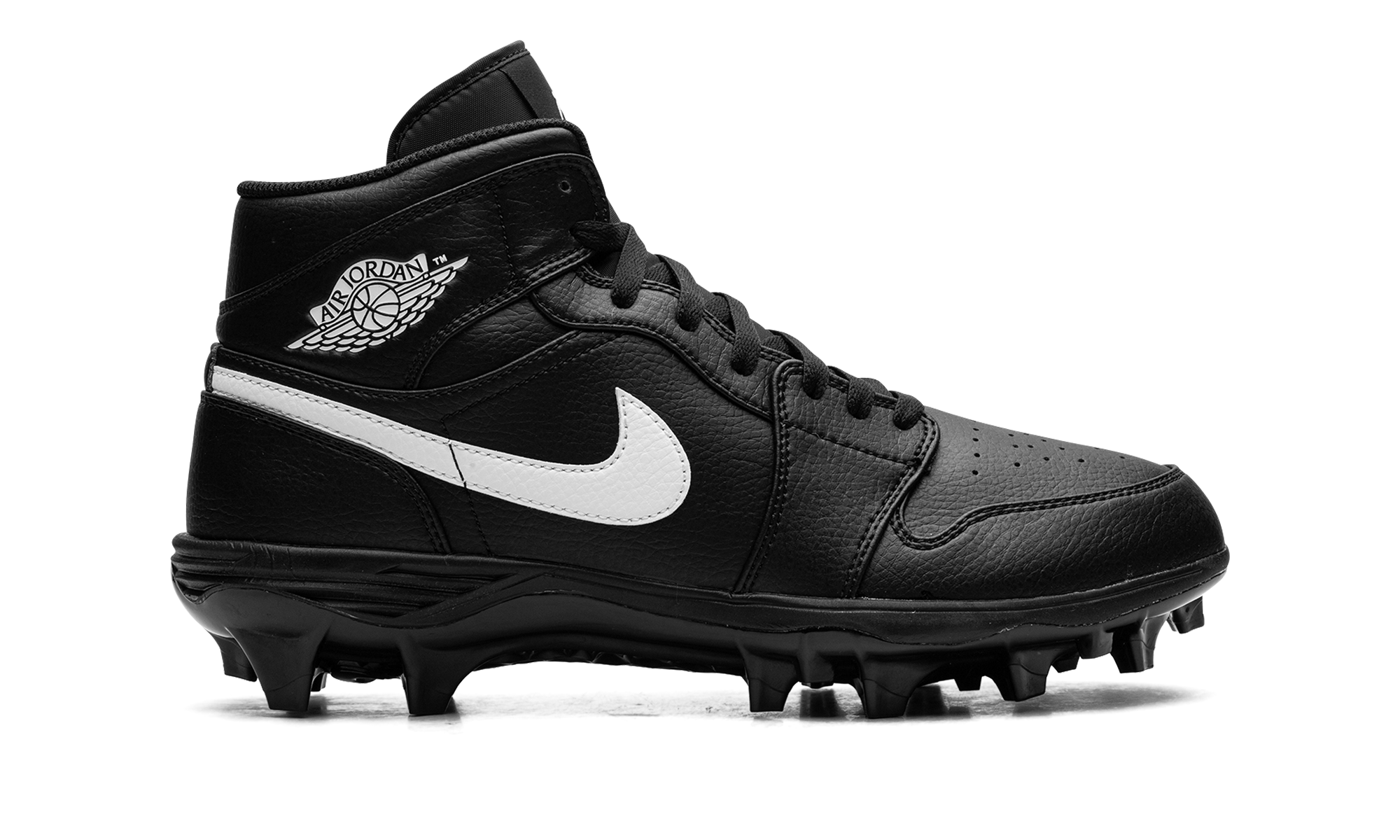Jordan 1 Mid Cleat "Black / white" FJ6805 001