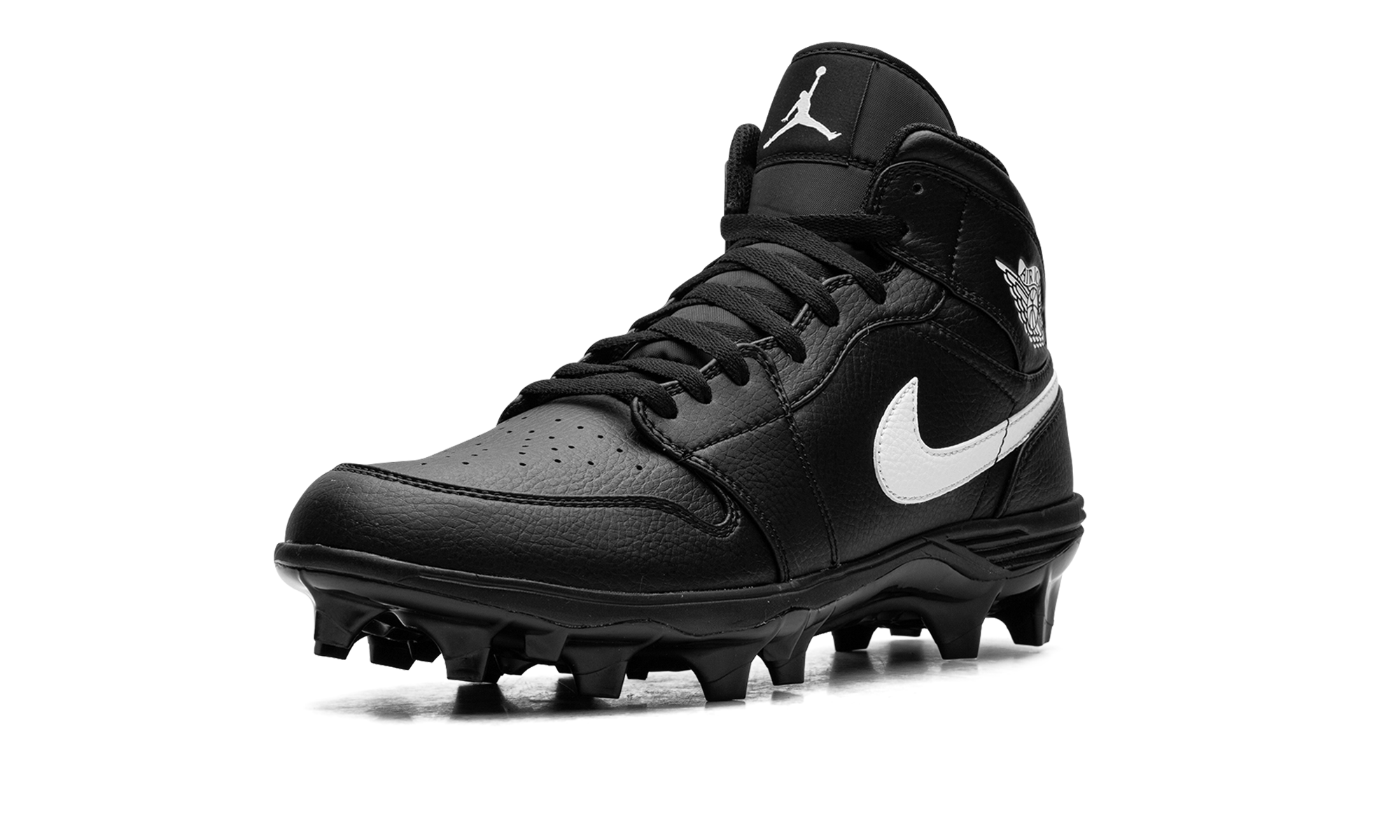 Jordan 1 Mid Cleat "Black / white" FJ6805 001
