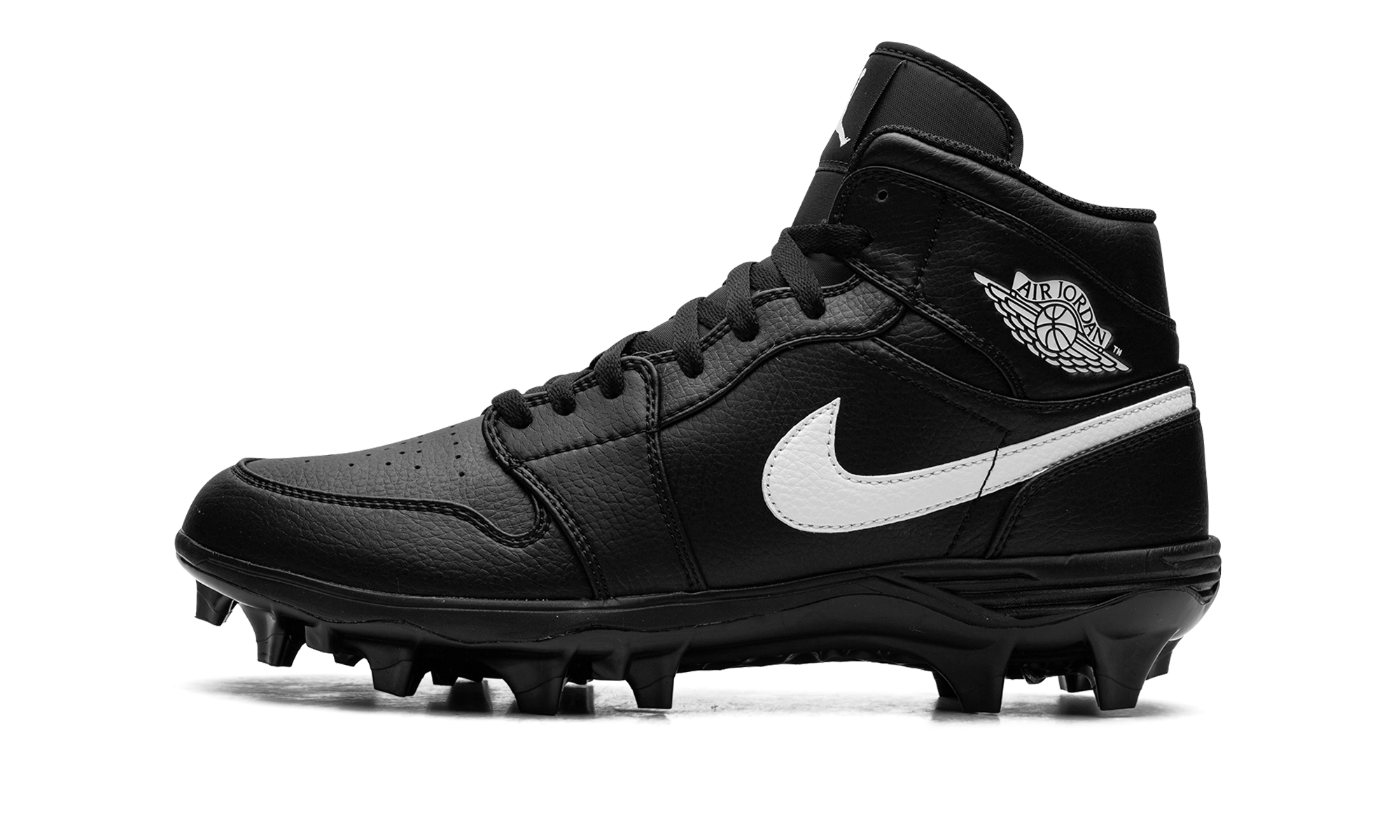 Jordan 1 Mid Cleat "Black / white" FJ6805 001