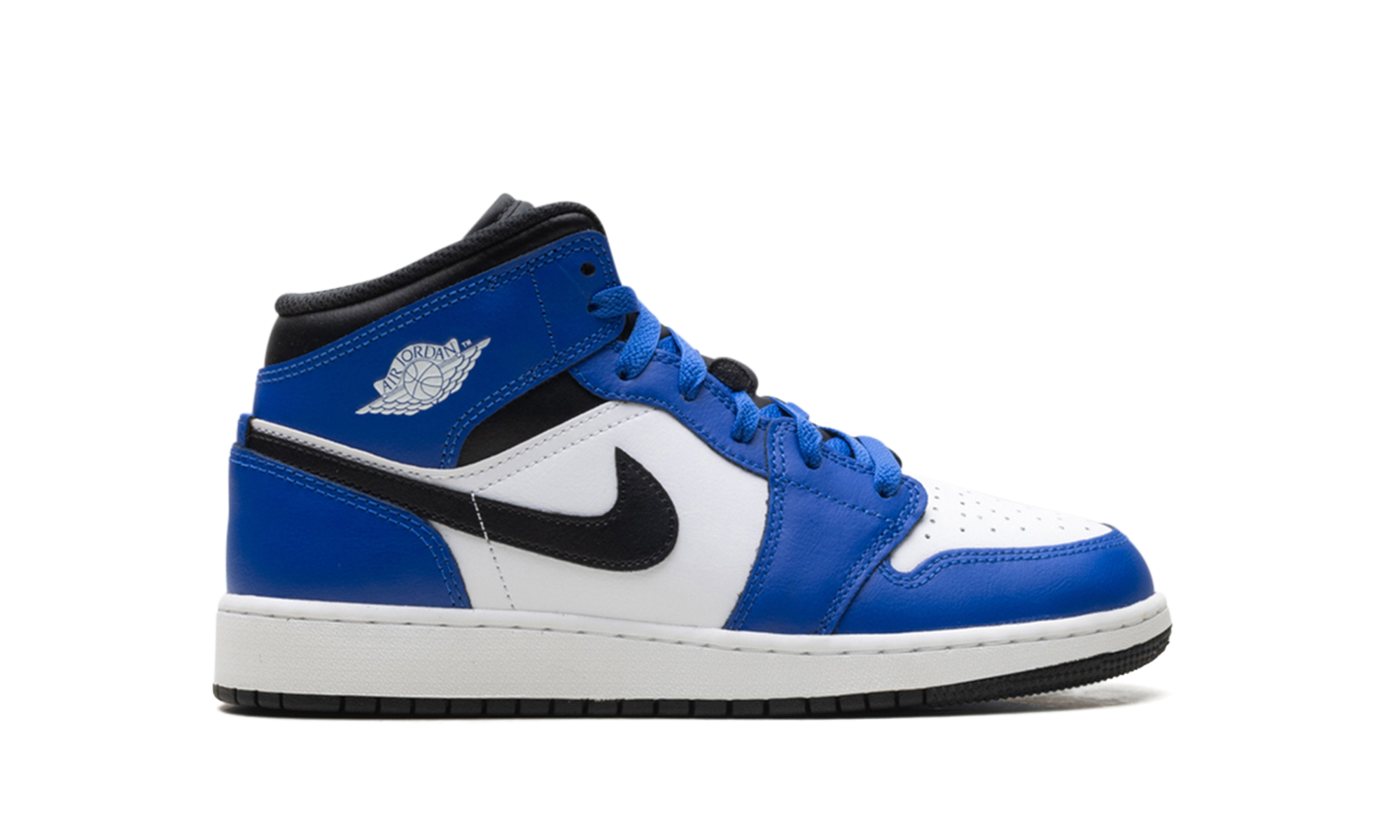 Jordan 1 Mid GS "Game royal white black" DQ8423 402