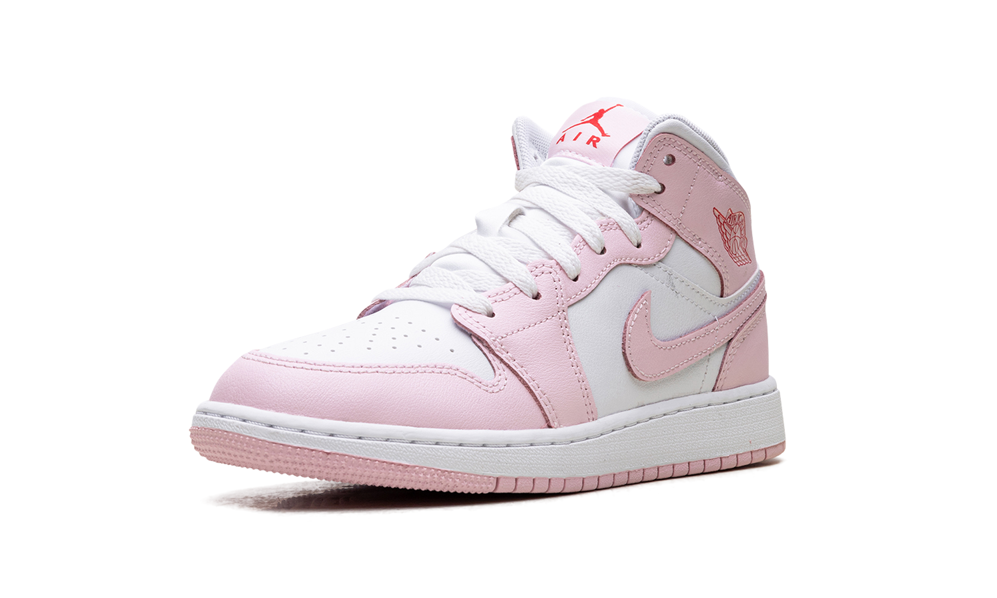 Jordan 1 Mid GS "Pink foam fire red" DQ8423 608