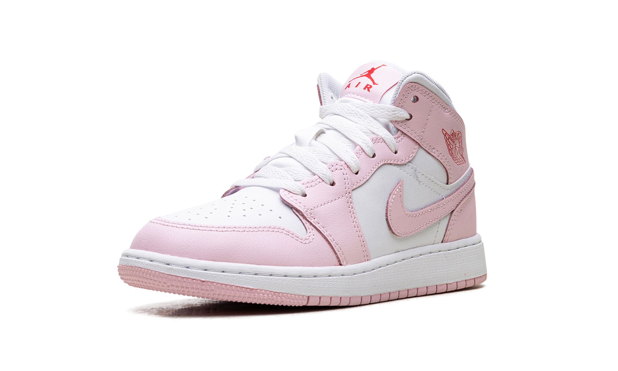 Jordan 1 Mid GS "Pink foam fire red" DQ8423 608