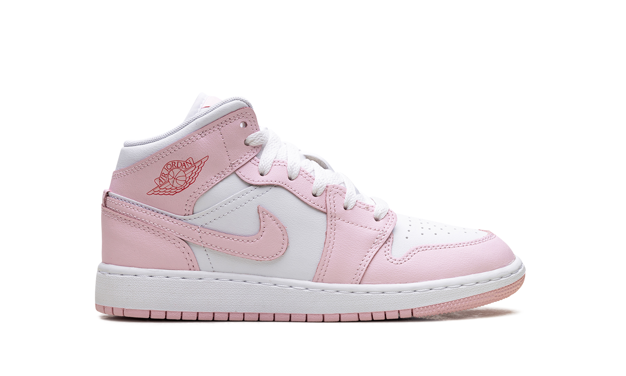 Jordan 1 Mid GS "Pink foam fire red" DQ8423 608