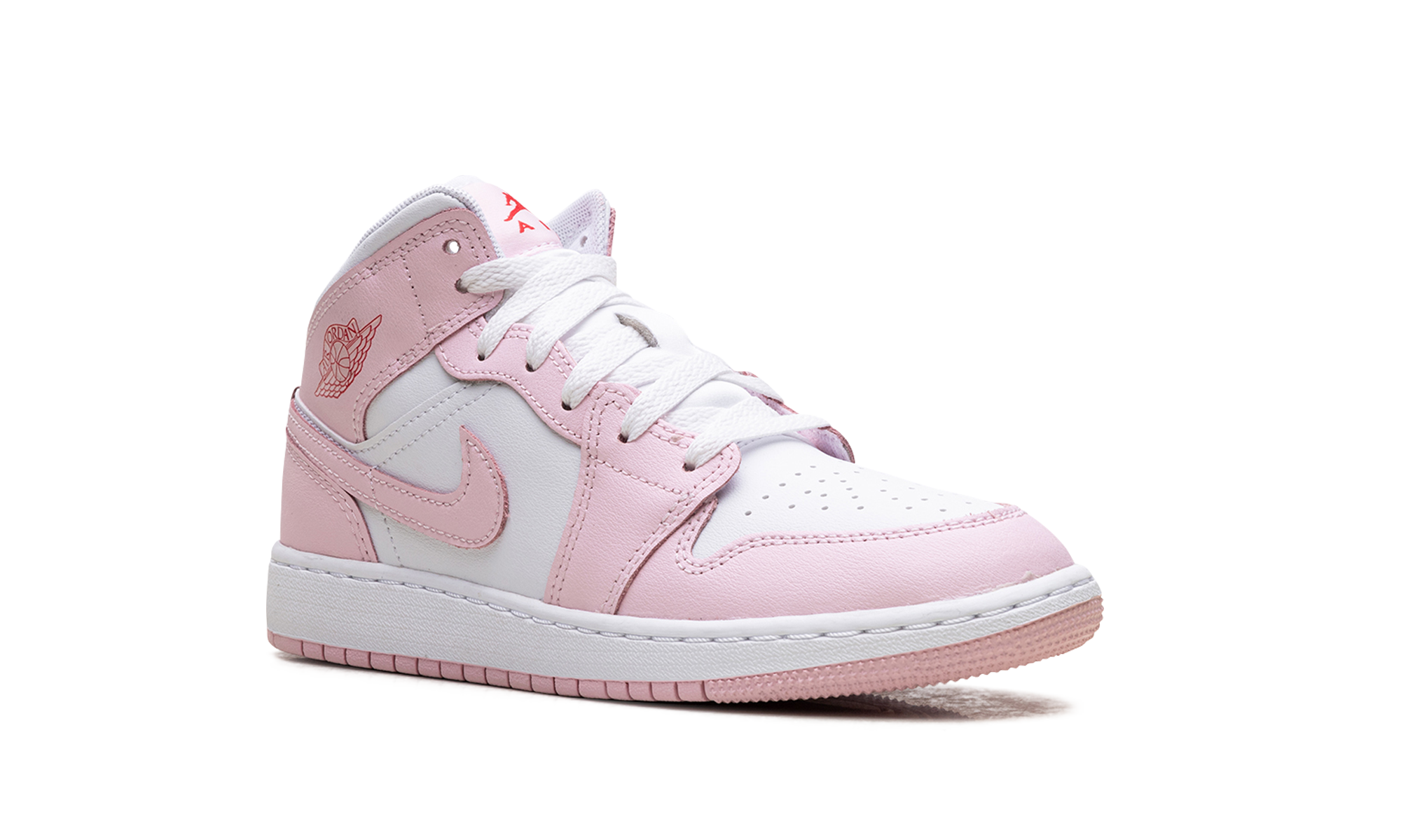 Jordan 1 Mid GS "Pink foam fire red" DQ8423 608