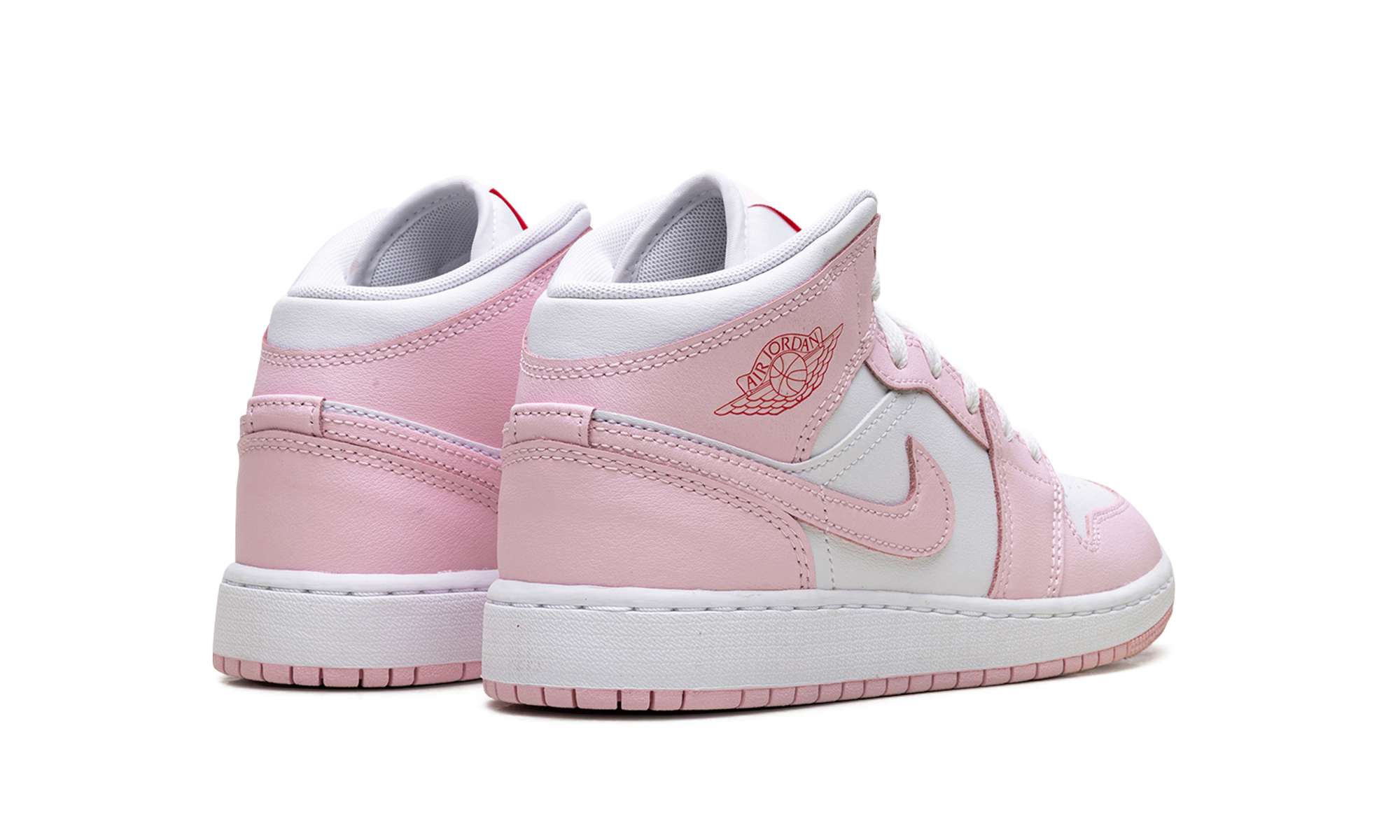 Jordan 1 Mid GS "Pink foam fire red" DQ8423 608