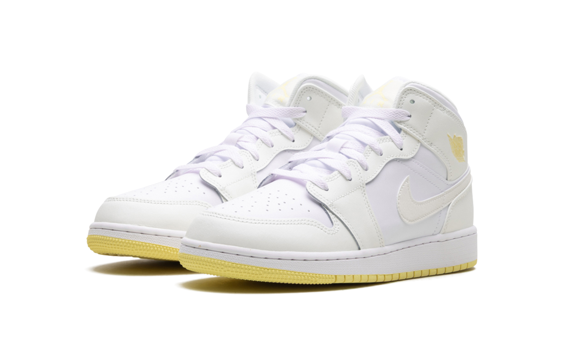 Jordan 1 Mid GS "Sail Light Laser Orange"