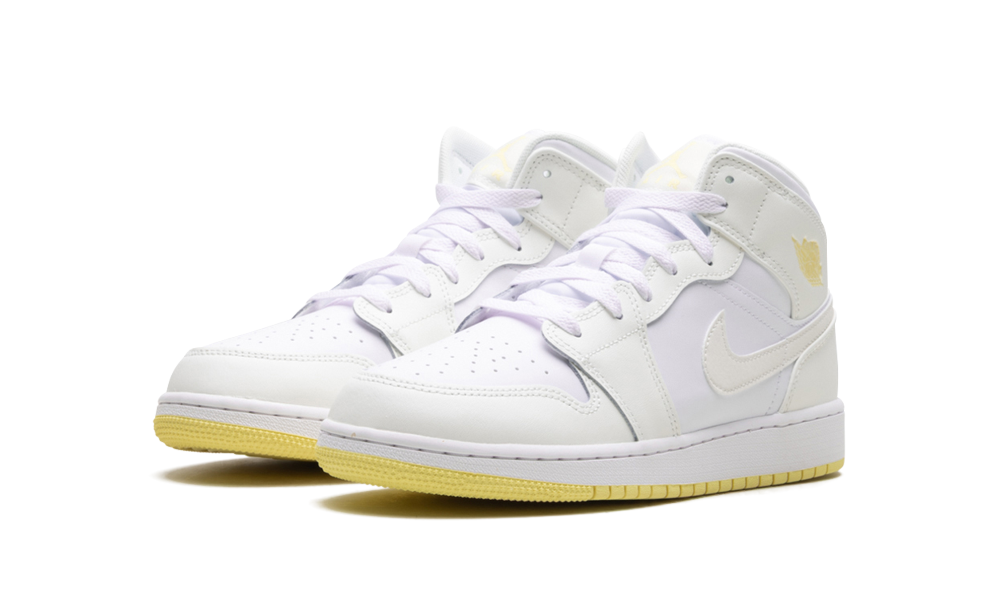 Jordan 1 Mid GS "Sail Light Laser Orange"