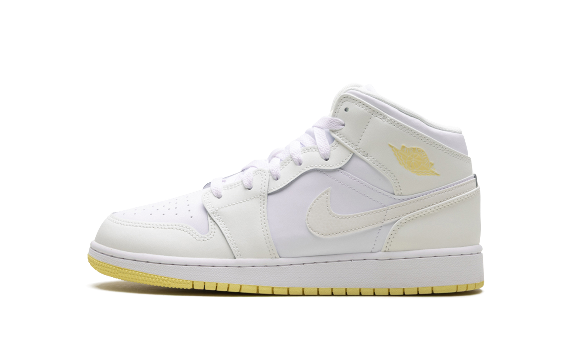 Jordan 1 Mid GS "Sail Light Laser Orange"