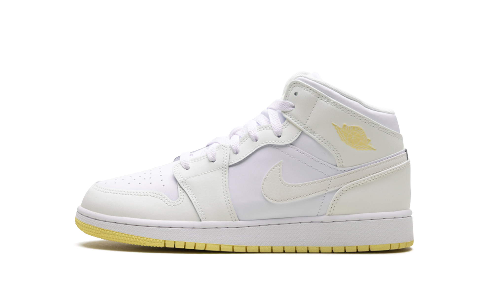 Jordan 1 Mid GS "Sail Light Laser Orange"