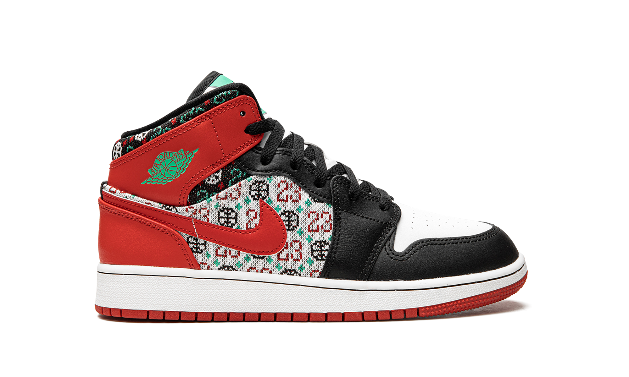 Jordan 1 Mid GS "Ugly Christmas Sweater"