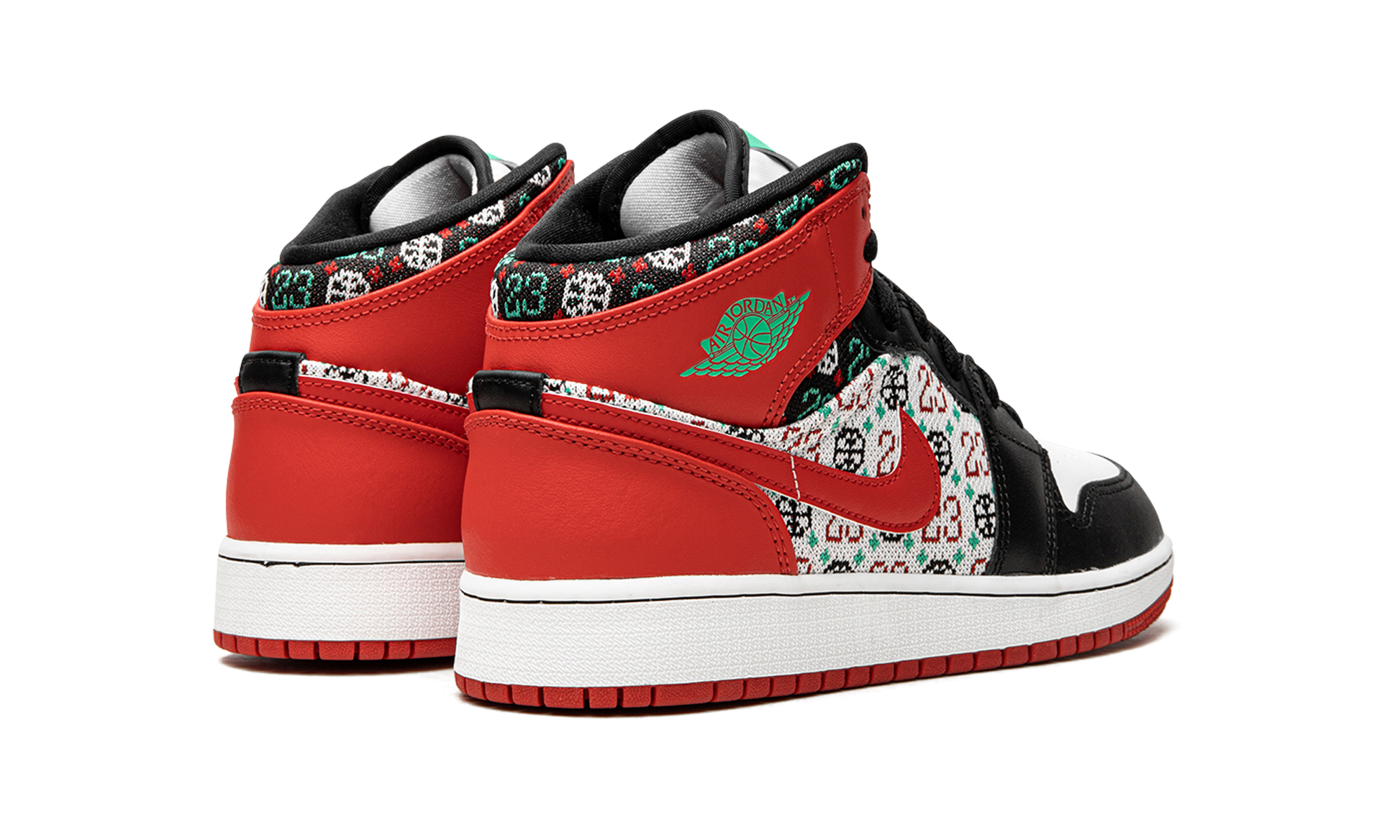 Jordan 1 Mid GS "Ugly Christmas Sweater"