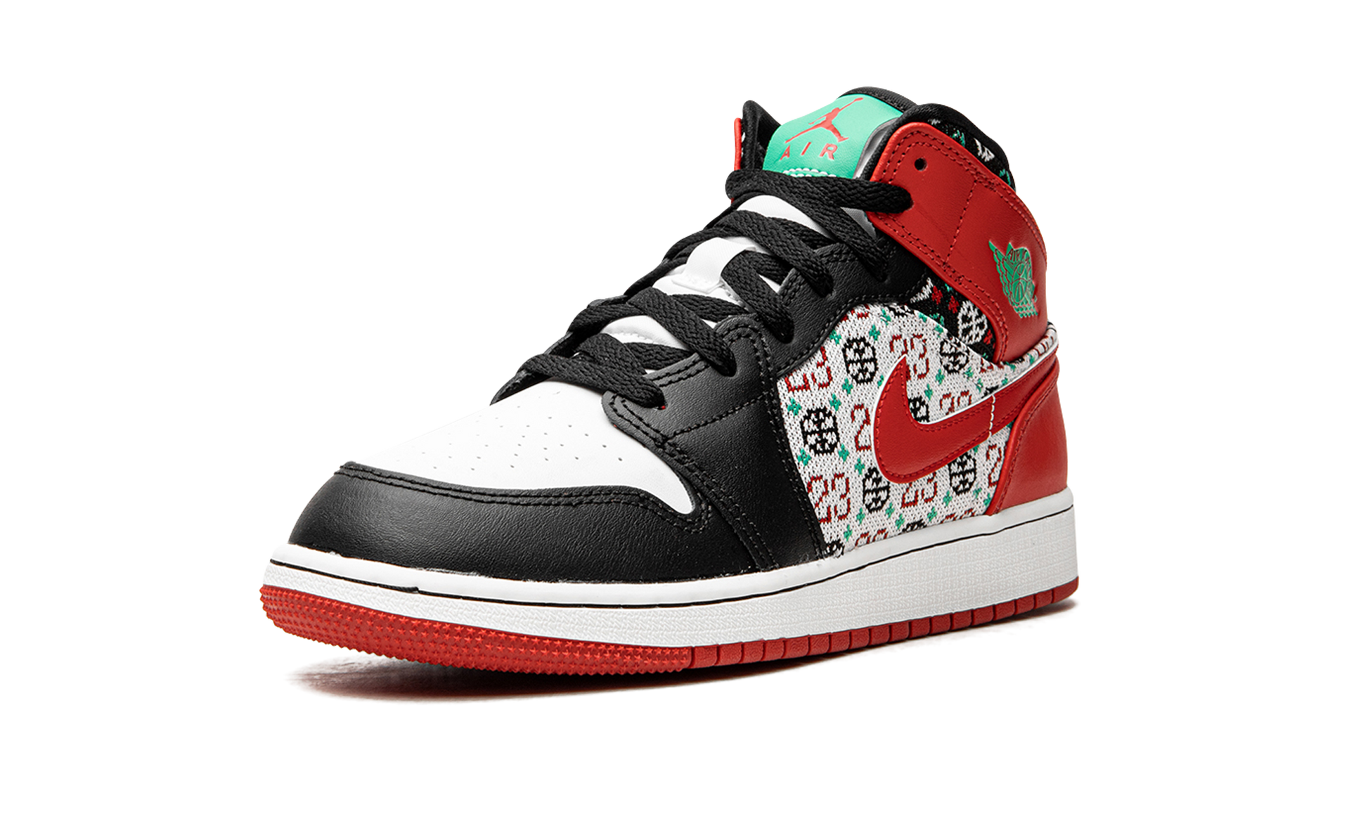 Jordan 1 Mid GS "Ugly Christmas Sweater"
