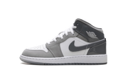 Jordan 1 Mid GS "White Medium Cool Grey"