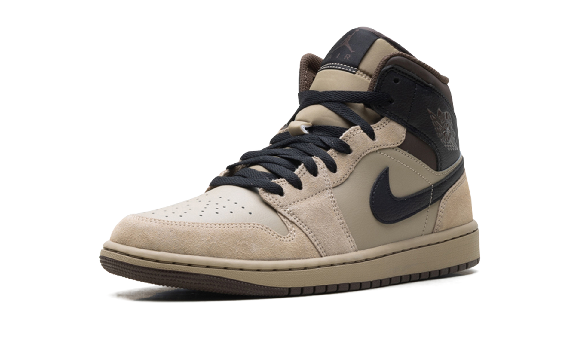 Jordan 1 Mid "Khaki Baroque Brown"