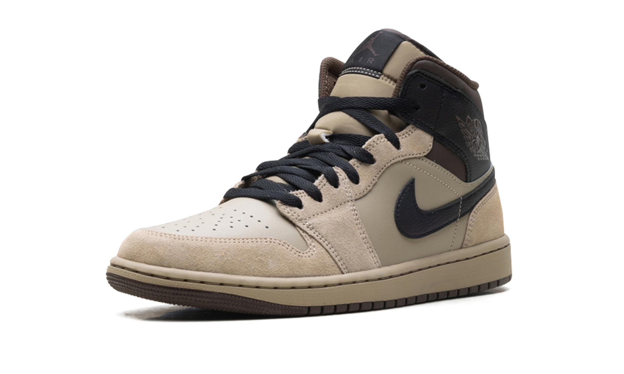 Jordan 1 Mid "Khaki Baroque Brown"