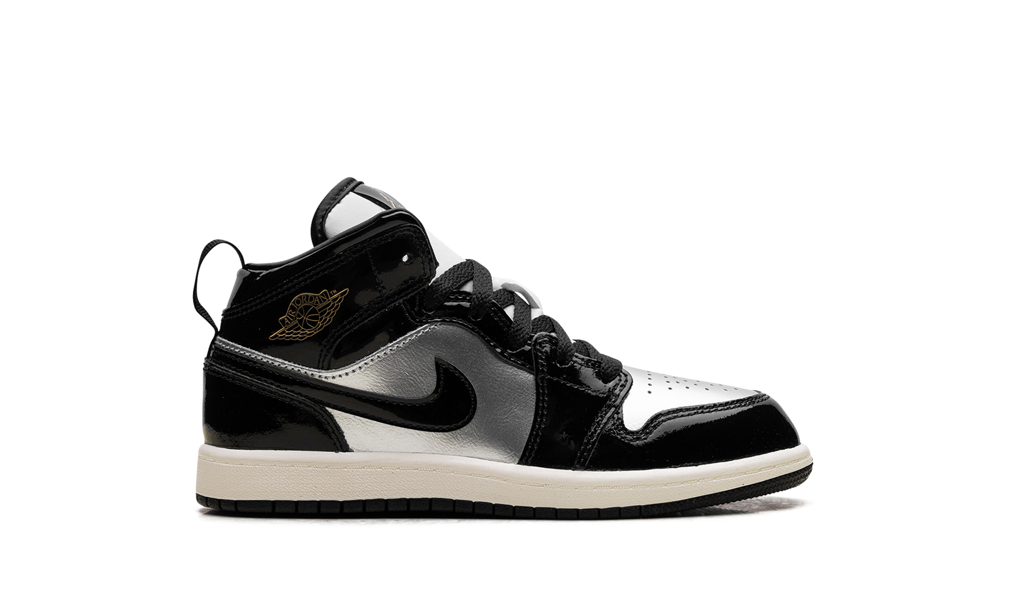 Jordan 1 Mid Se Ps "Black metallic silver sail metallic gold" FZ3937 001