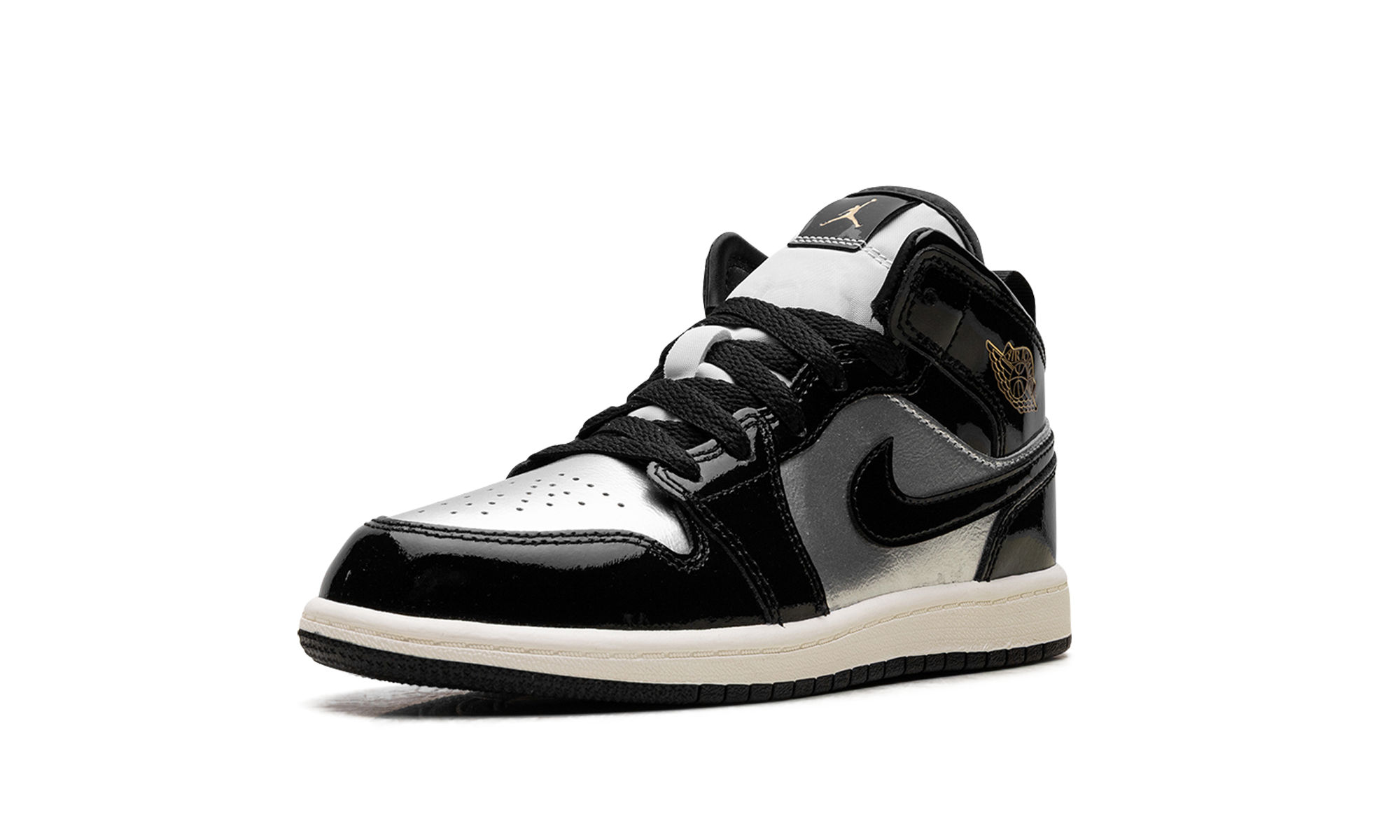Jordan 1 Mid Se Ps "Black metallic silver sail metallic gold" FZ3937 001