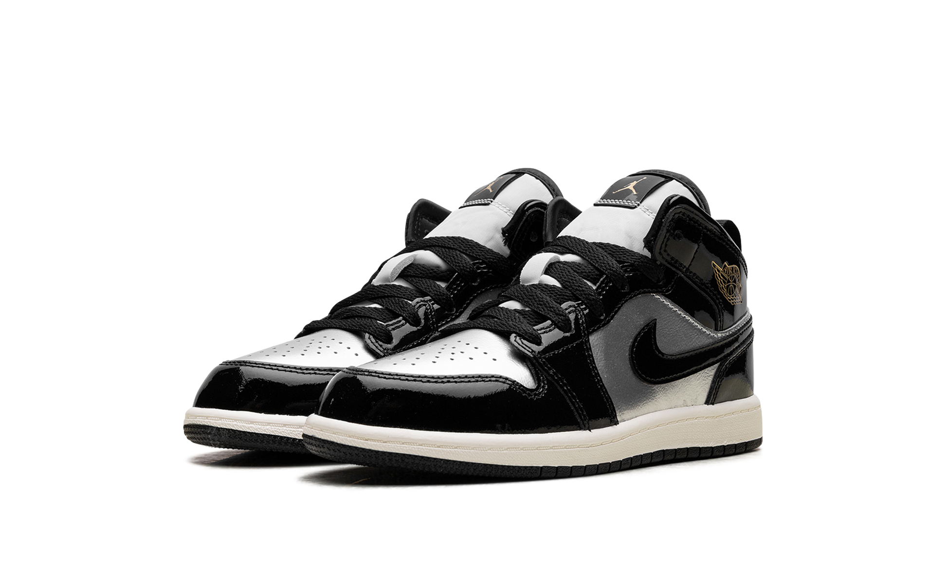Jordan 1 Mid Se Ps "Black metallic silver sail metallic gold" FZ3937 001