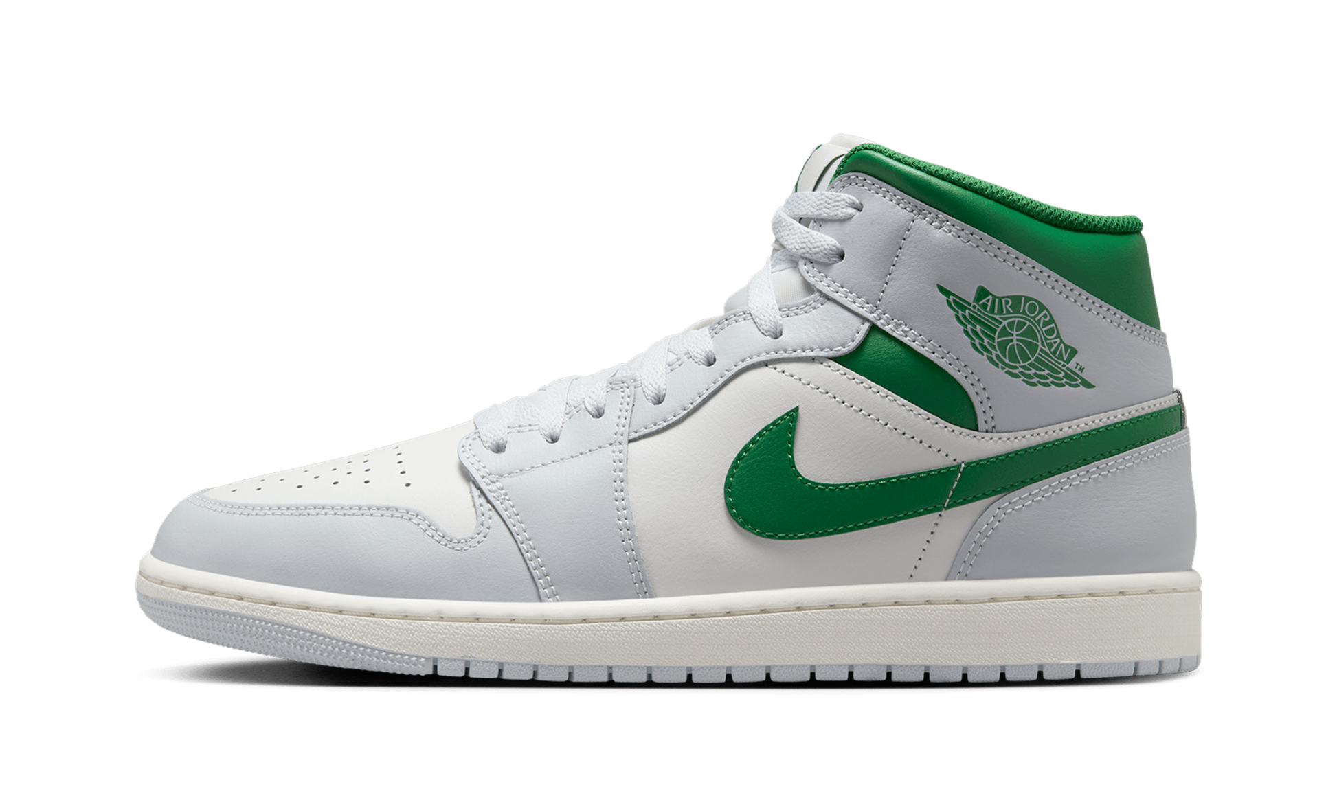Jordan 1 Mid "White pure platinum pine green" DQ8426 142