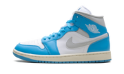 Jordan 1 Mid Women "Dark Powder Blue White Sail Neutral Grey"