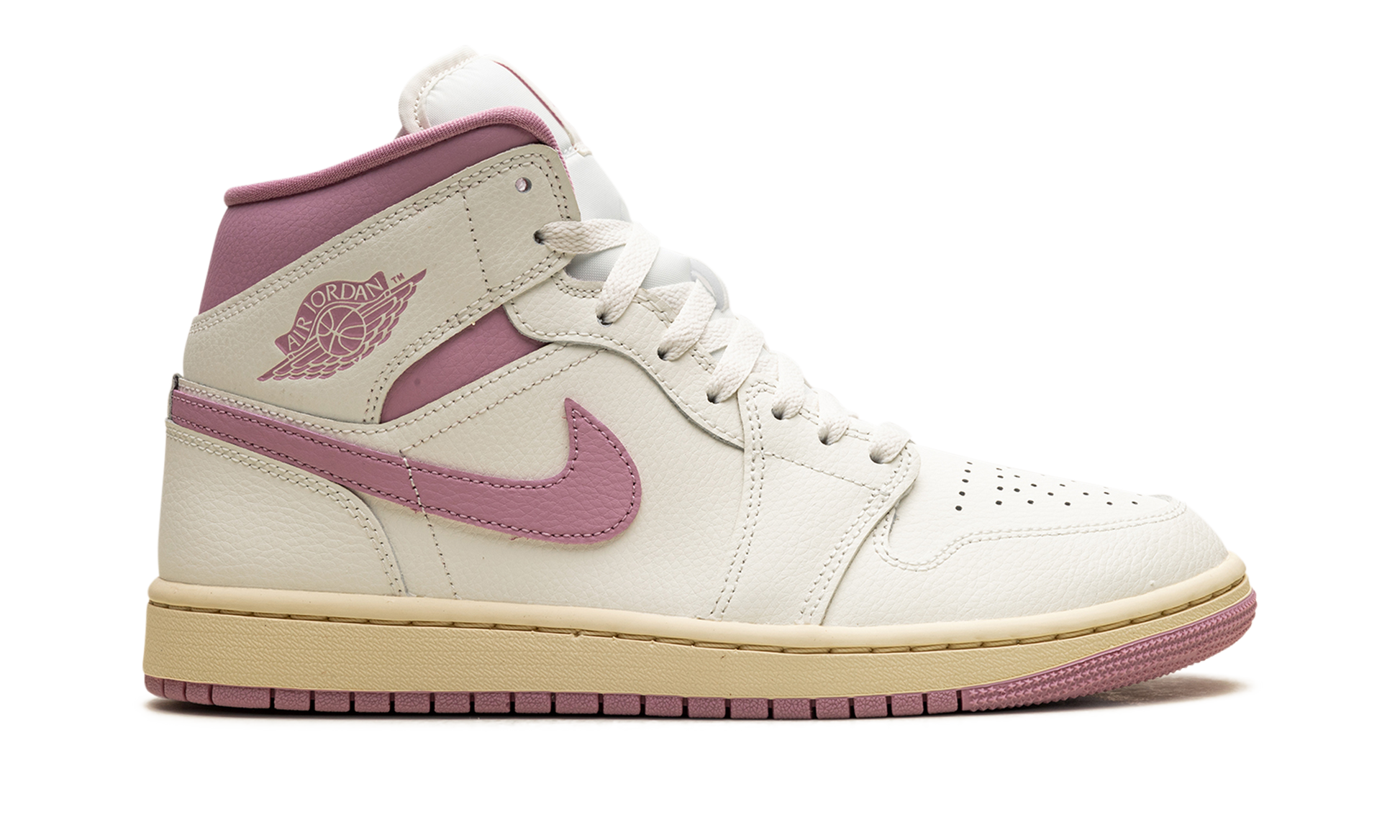 Jordan 1 Mid Women "Sail pink coconut milk" BQ6472 162