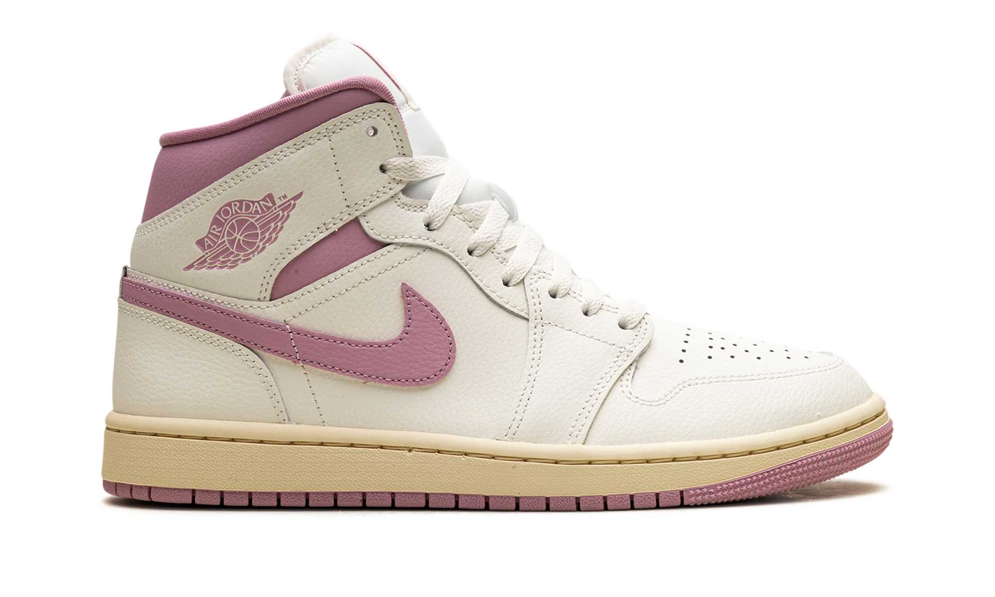 Jordan 1 Mid Women "Sail pink coconut milk" BQ6472 162