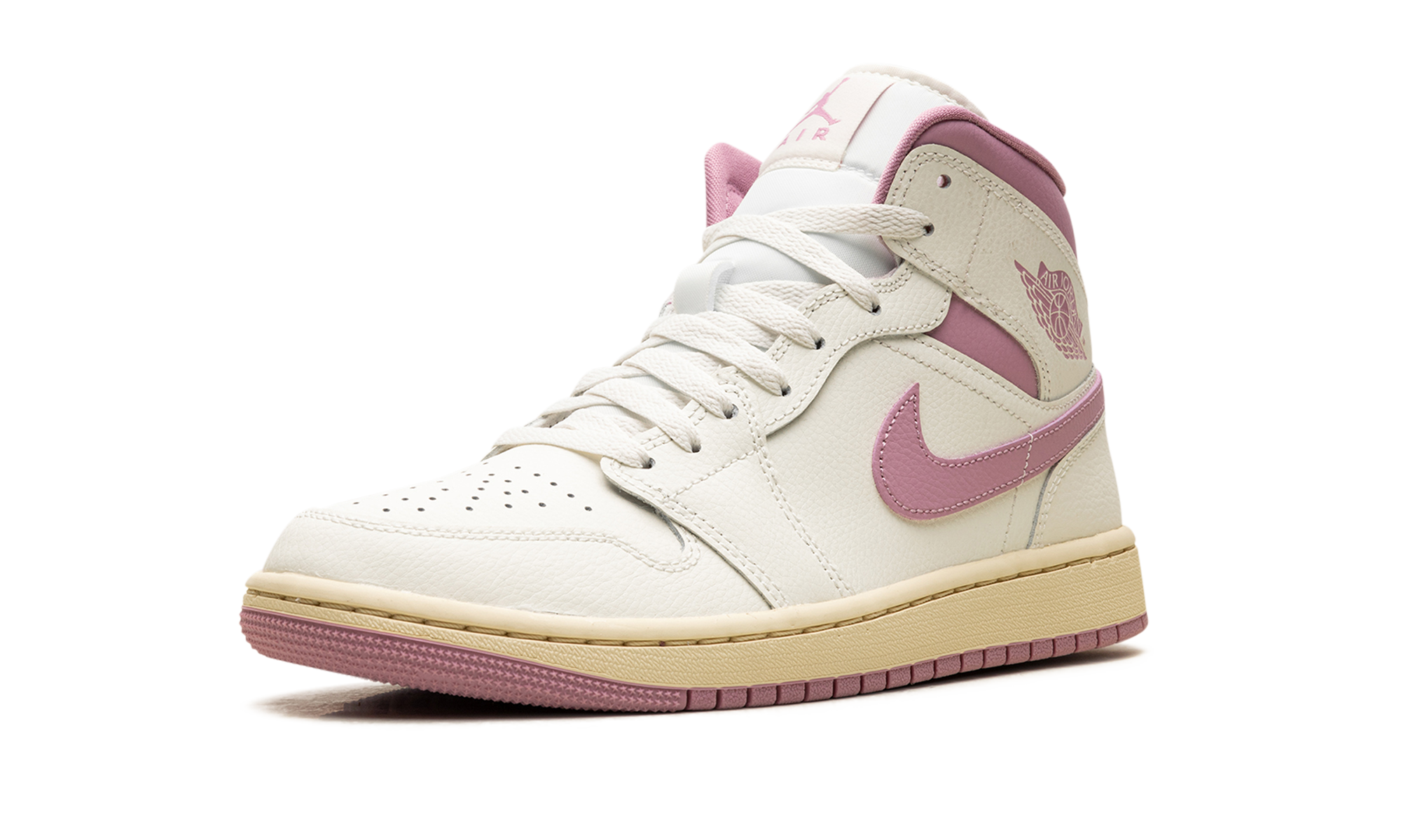 Jordan 1 Mid Women "Sail pink coconut milk" BQ6472 162