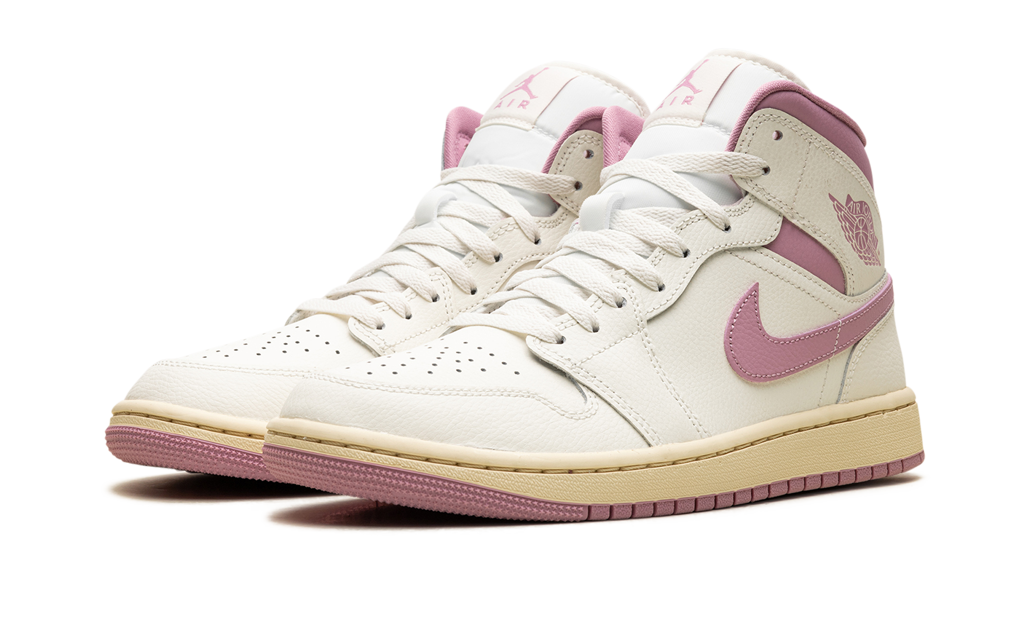 Jordan 1 Mid Women "Sail pink coconut milk" BQ6472 162
