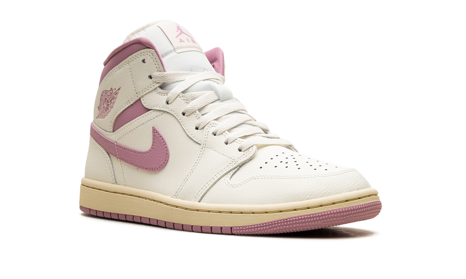 Jordan 1 Mid Women "Sail pink coconut milk" BQ6472 162