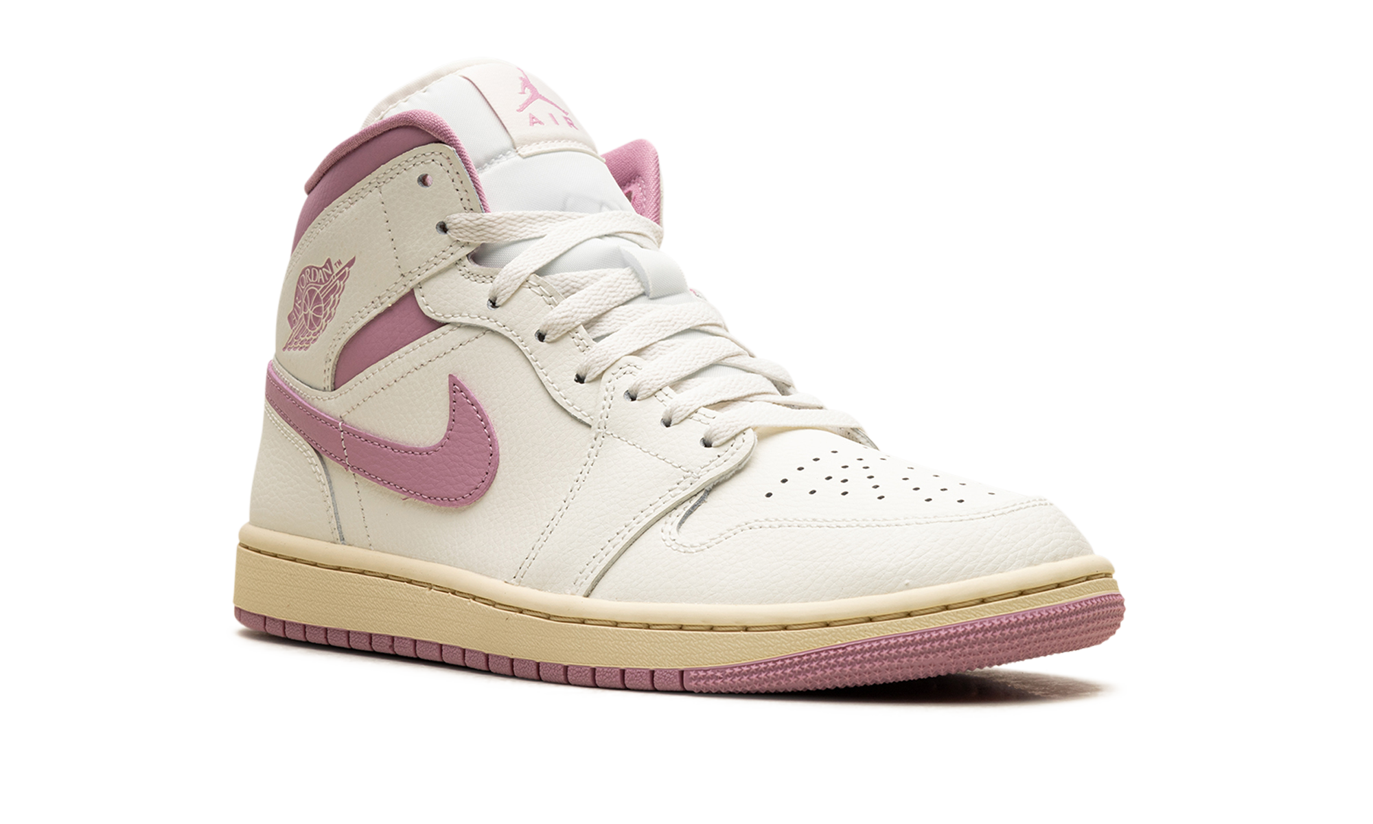 Jordan 1 Mid Women "Sail pink coconut milk" BQ6472 162