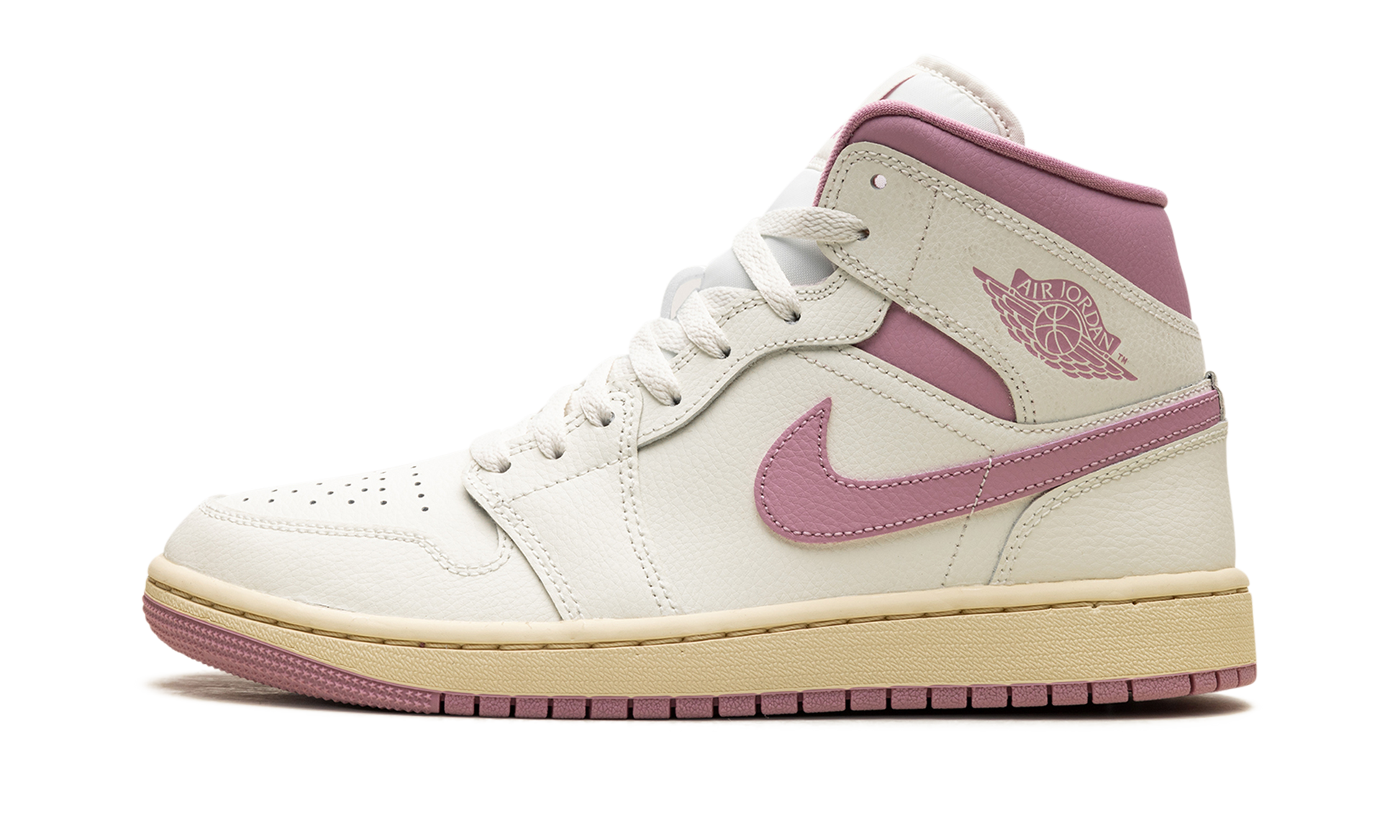 Jordan 1 Mid Women "Sail pink coconut milk" BQ6472 162